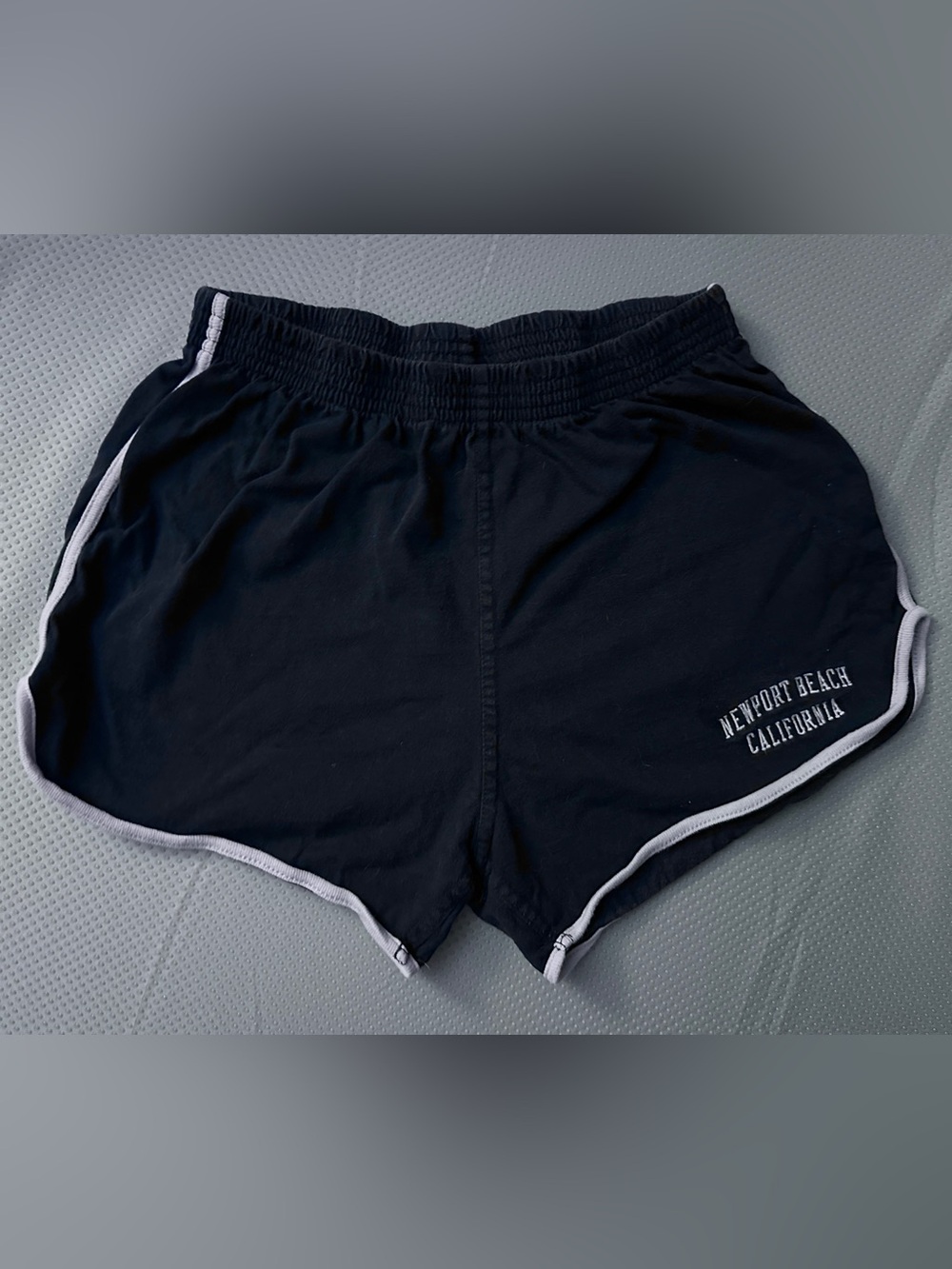 Brandy Melville Dark (Navy) Blue Newport Beach Shorts with White Trim